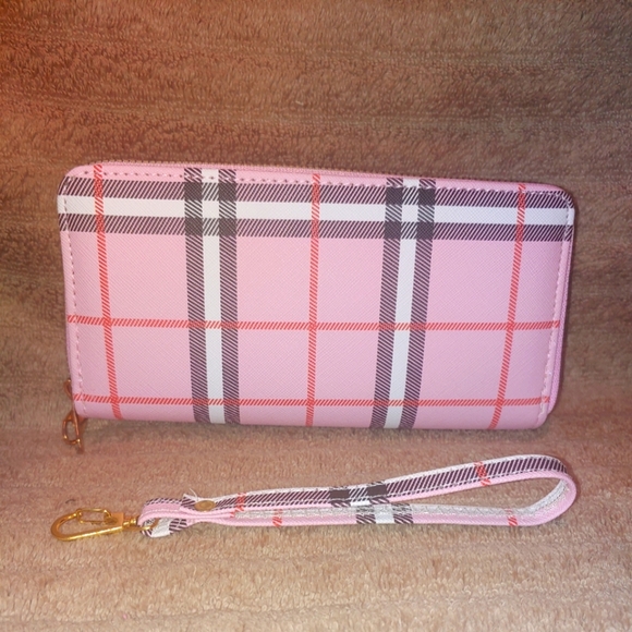 Handbags - Women's double Zip Wallet with Wristlet